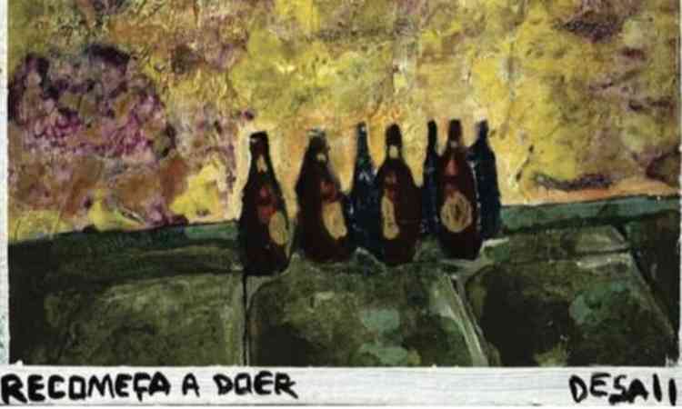 Obra do artista mineiro Desali mostra garrafas