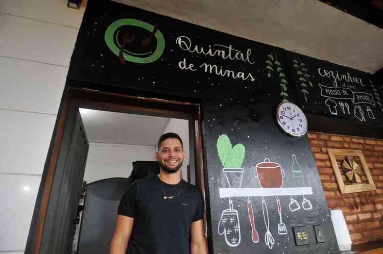 Diego Cupertino Vasconcelos, proprietrio do Restaurante Quintal de Minas localizado na rea hospitalar de BH
