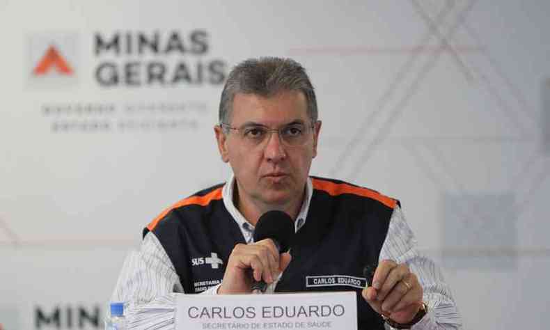 Carlos Eduardo Amaral foi secretrio de Sade de MG entre fevereiro de 2019 e maro de 2021(foto: Edsio Ferreira/EM/DA Press)
