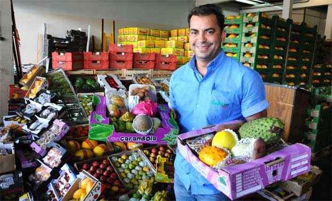 Nélio da Silva garante que o consumo de frutas exóticas cresce até 40% ao ano(foto: Euler Junior/EM/D.A Press) Nélio da Silva garante que o consumo de frutas exóticas cresce até 40% ao ano(foto: Euler Junior/EM/D.A Press)