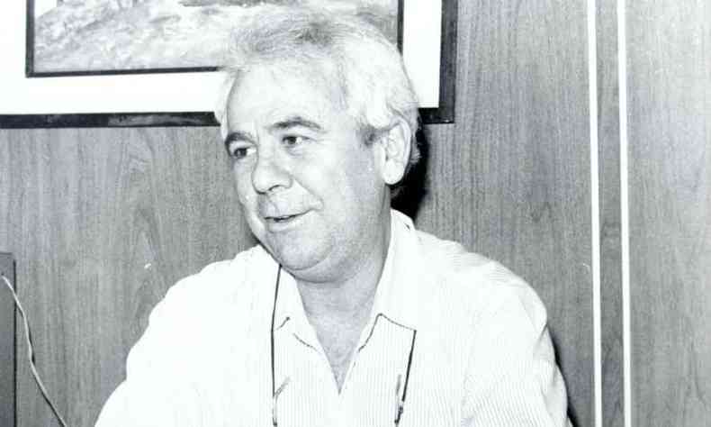 o jornalista Luiz Fernando Perez morreu aos 78 anos(foto: Pedro Graeff/Estado de Minas-26-11-1990)