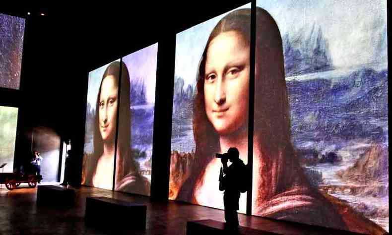 Mona Lisa  atrao de mostra digital em cartaz no site do MIS de So Paulo(foto: Governo SP/reproduo)
