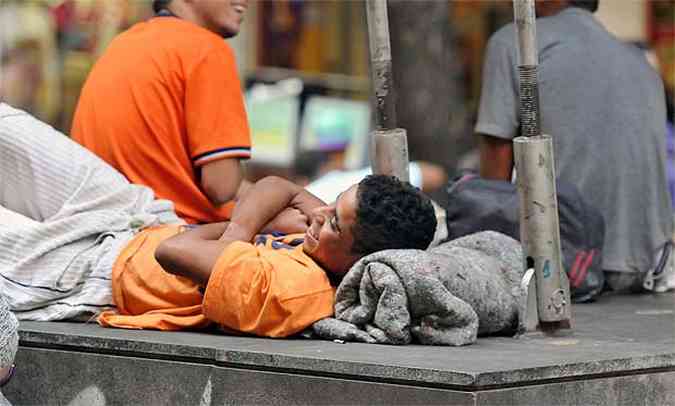 Belo Horizonte tem hoje 1.827 pessoas em situao de rua (foto: Marcos Michelin/EM/D.A.Press)