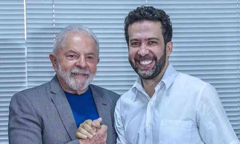 Luiz Incio Lula da Silva (PT) e Andr Janones (Avante)