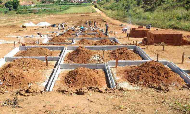 Obras devem ser concludas at o ms que vem(foto: Prefeitura de Ouro Verde de Minas/Divulgao)