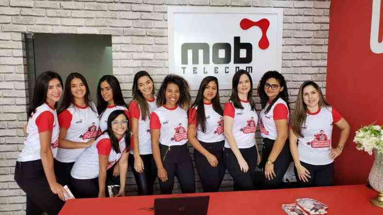 Equipe Mob Telecom em atuao em Salgueiro/PE  Foto: Reproduo