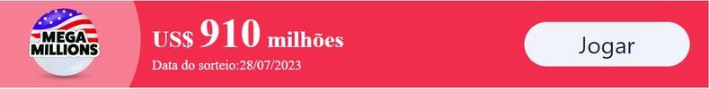 Mega Millions sorteia 910 milh�es de d�lares esta sexta-feira, 28 de julho