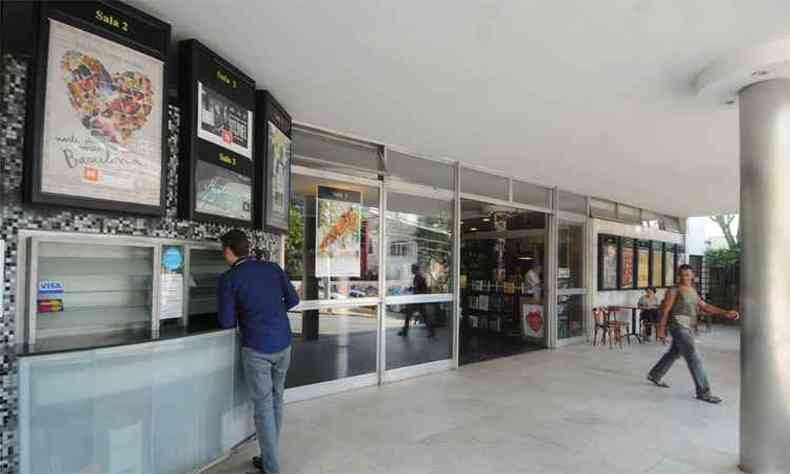 O Cine Belas Artes  a nica das salas de exibio de rua que sobrevive na cidade(foto: Leandro Couri/EM/DA Press - 17/10/16)