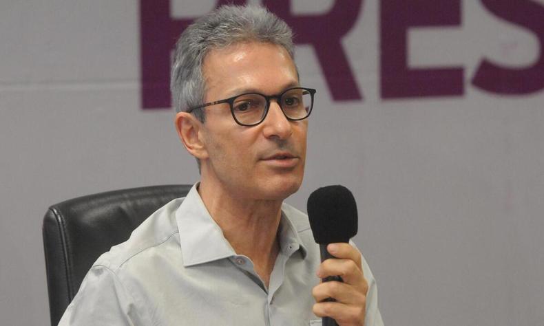 Romeu Zema, governador de Minas, concede entrevista