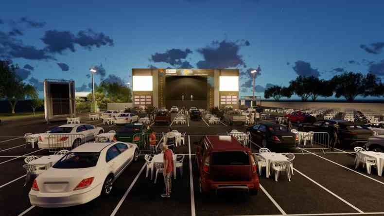O evento acontecer dentro do estacionamento do Parque de Exposies, com espaos separados para cada veculo e com uma mesa ao lado
