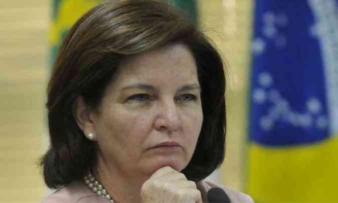 Raquel Dodge comeou uma peregrinao ao gabinete dos senadores para se apresentar e pedir apoio na votao, que ser secreta, na prxima semana(foto: Minervino Jnior/CB/D.A Press)