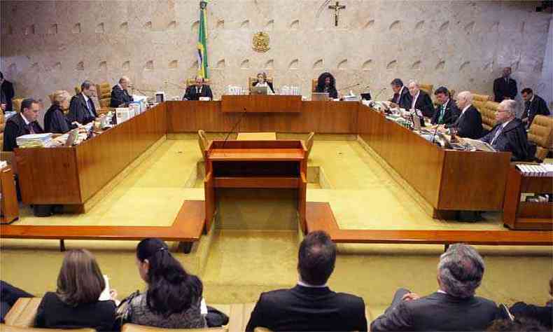 Plenrio do Supremo Tribunal Federal: salrios e benefcios recebidos pelos ministros nem sempre so parmetros para instncias inferiores do Poder Judicirio(foto: Nelson Jr./SCO/STF)