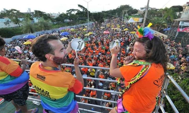 O levantamento realizado pelo Opus e divulgado pelo Estado de Minas foi feito a partir de 400 entrevistas presenciais entre os dias 2 e 4 de dezembro(foto: Marcos Vieira/EM/D.A Press) carnaval em BH
