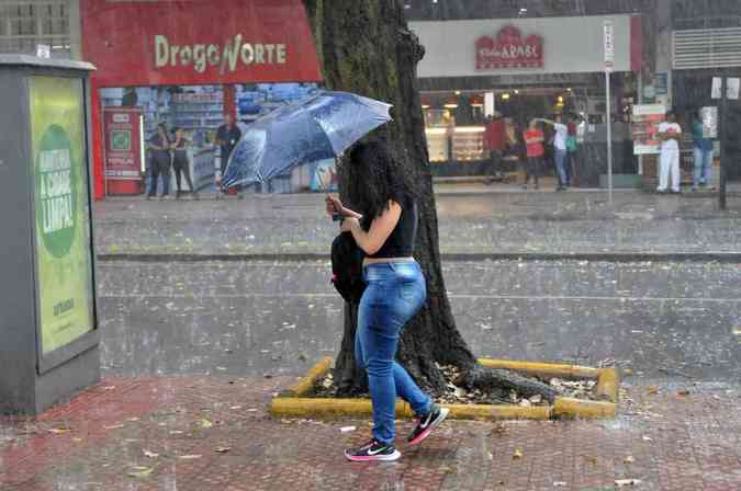 Chuva de granizo em Belo HorizonteGladyston Rodrigues/EM D.A Press