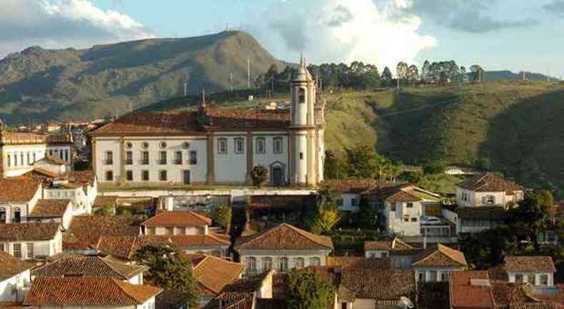 Vista do centro histrico de Ouro Preto: com criao de comarca, estrutura judiciria ficou prxima do povo(foto: Cristina Horta/EM/D.A Press - 28/4/10)