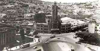 Do alto do prdio dava para ver toda a cidade e os arredores(foto: Arquivo EM - 1/1/40)