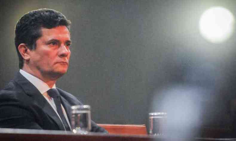 Sergio Moro anunciou na manh dessa sexta-feira (24) seu desligamento do governo(foto: Leandro Couri/ EM/ D.A Press)