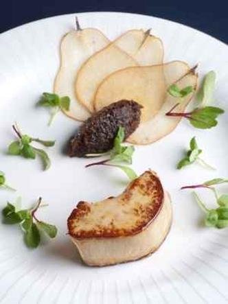 Prato foie gras com pur� de pera(foto: Pedro Motta/Esp. EM)