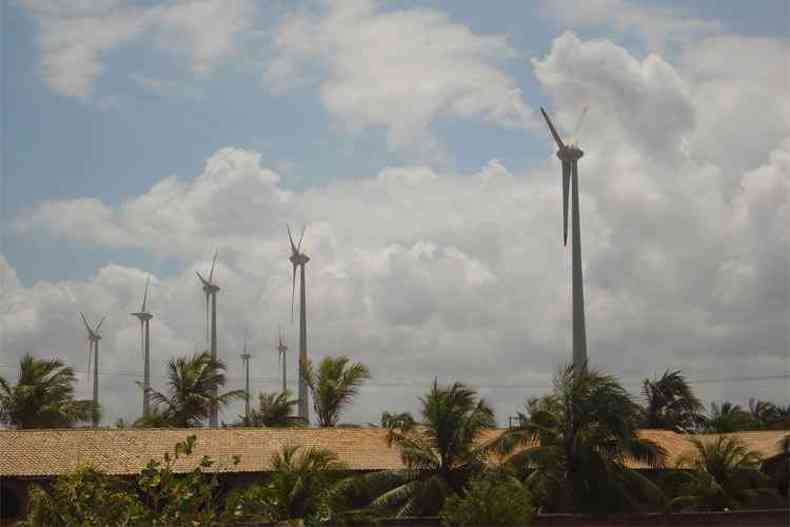 Energia elica no Norte de Minas  exemplo de fonte alternativa que tambm ser estimulada at 2018(foto: Luiz Ribeiro / D.A Press - 12/02/2010)