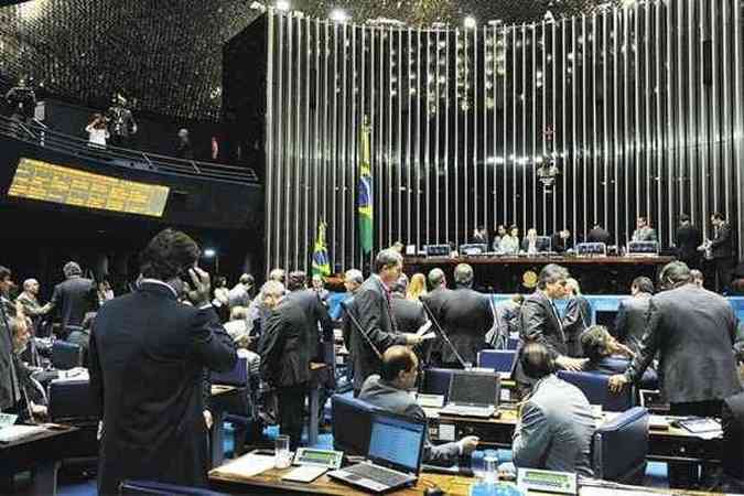 Proposta que pe fim aos prefeitos itinerantes est pronta para ser votada no Senado.(foto: Marcos Oliveira/Agncia Senado)