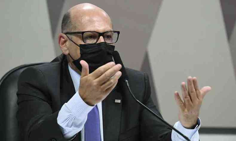 Dimas Covas disse que negociaes pararam aps Bolsonaro dizer que no compraria vacina CoronaVac(foto: Jefferson Rudy/Agncia Senado)