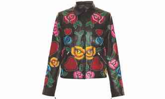 A jaqueta pintada  mo para a coleo de Patrcia Vieira virou a queridinha das clientes(foto: arquivo pessoal)