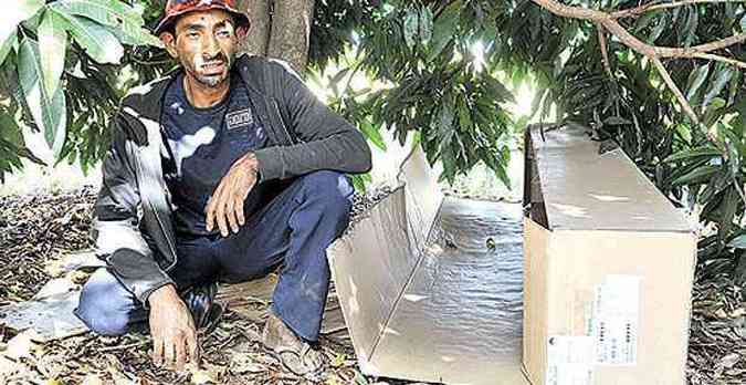 Familiares de estudante desaparecido adotam morador de rua como heri(foto: Marcelo Ferreira/CB/D.A Press)