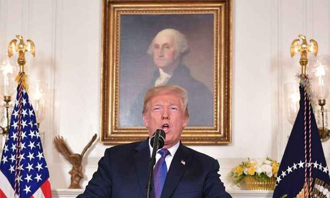 O presidente americano, Donald Trump, anunciou o ataque nesta sexta-feira(foto: / AFP / Mandel NGAN ) O presidente americano, Donald Trump, anunciou o ataque nesta sexta-feira(foto: / AFP / Mandel NGAN )