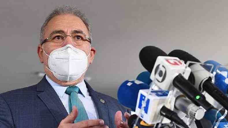 Fauci se reuniu recentemente com Marcelo Queiroga, o quarto ministro da sade do Brasil durante a pandemia(foto: Getty Images)