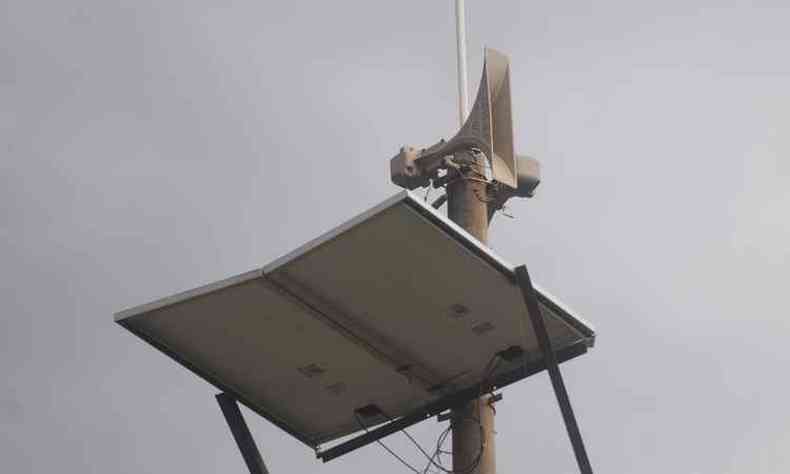 As sirenes teriam sido instaladas em reas pouco povoadas(foto: Leandro Couri/EM/D.A PRESS)