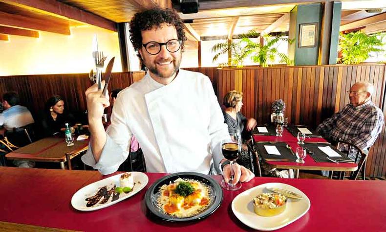 O chef Amrico Piacenza vai dar aula prtica no Fartura(foto: Juarez Rodrigues/EM/D.A Press)