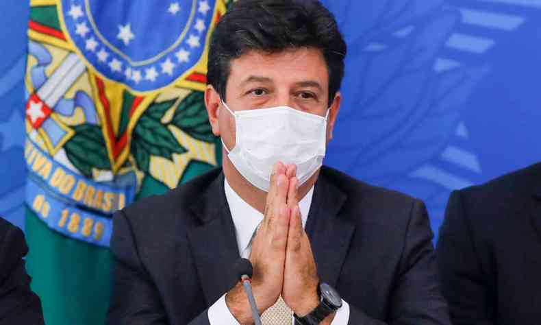 Ex-ministro da Sade, Luiz Henrique Mandetta defende ampliao de testagem para monitorar mutao do vrus(foto: SERGIO LIMA/AFP)