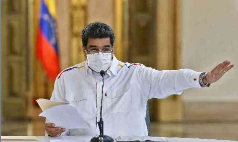 Segundo o governo liderado por Nicols Maduro, at domingo (24) o vrus deixou 1.121 infectados e 10 bitos no pas de 30 milhes de habitantes(foto: AFP PHOTO / VENEZUELA'S PRESIDENCY / MARCELO GARCIA)