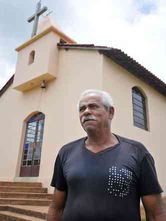 Jos Pinto Pimenta, de 66 anos, morador da comunidade do Mota: 