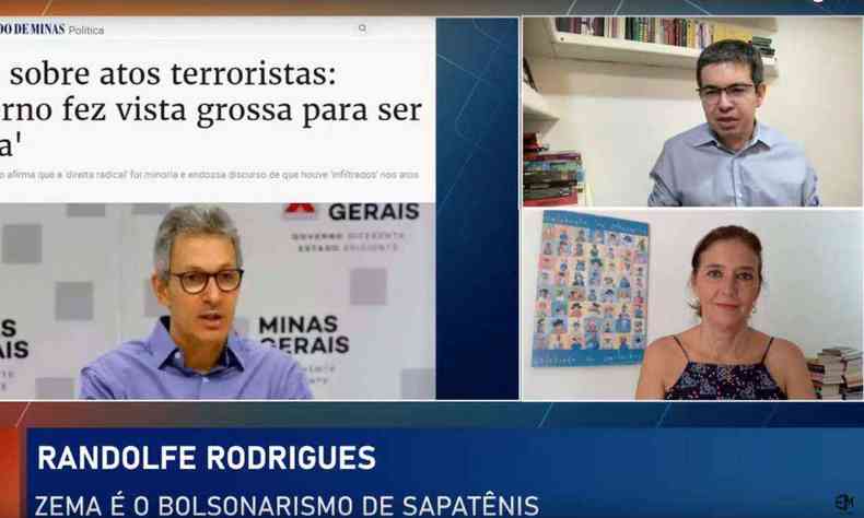 Senador Randolfe Rodrigues (Rede-AP) crtica fala do governador Romeu Zema (Novo) em entrevista ao ICL Notcias