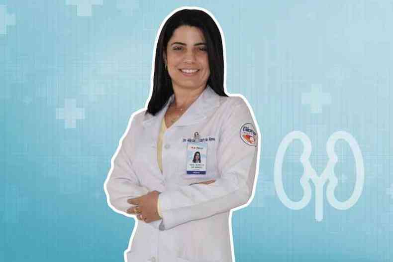 Mrcia Goulart de Abreu  nefrologista do corpo clnico do Biocor Instituto(foto: Biocor Instituto/Divulgao)