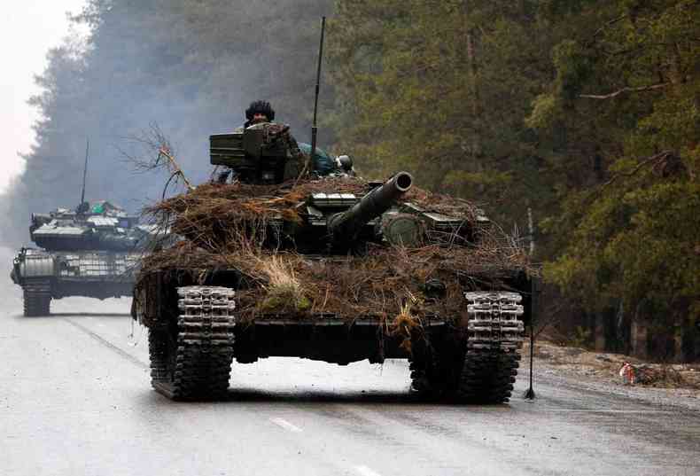 Tanque de guerra na Ucrnia