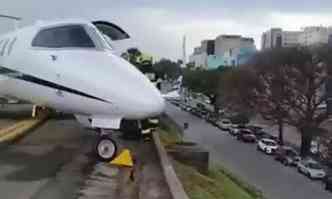 Avio que causou incidente no Aeroporto de Congonhas, em So Paulo