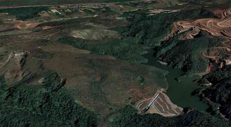 Barragem de sedimentos Capito do Mato, em Nova Lima, passou do nvel 2 de emergncia para o nvel 1 barramento em Nova Lima perto do condomnio lagoa do Miguelo Barragem Capito do Mato se situa entre a mina de mesmo nome a BR-040 e o condomnio Lagoa do Miguelo