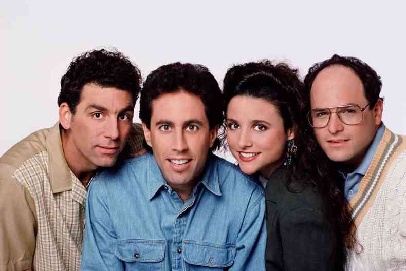 O elenco de 'Seinfeld', que completa 30 anos(foto: Sony/divulgao)