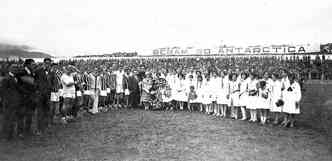 Em 30 de maio de 1929, o estdio a poucos quarteires do centro da capital foi inaugurado em jogo em que o Galo derrotou por 4 a 2 o ento poderoso Corinthians(foto: Arquivo EM - 30/5/29)