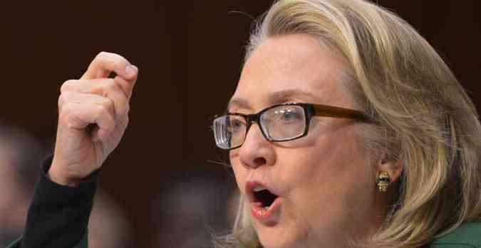 Hillary Clintou negou acusaes do Partido Republicano(foto: MANDEL NGAN / AFP)