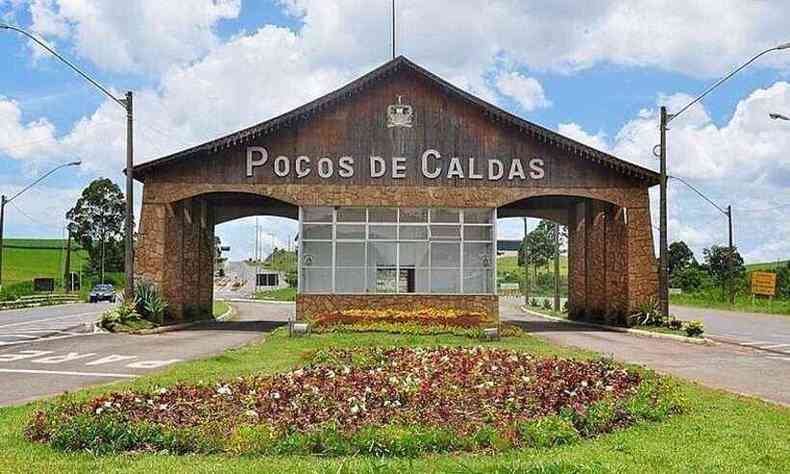 Poos de Caldas  a maior cidade do sul de Minas e tem 117.927 eleitores aptos(foto: Reproduo Prefeitura Municipal)