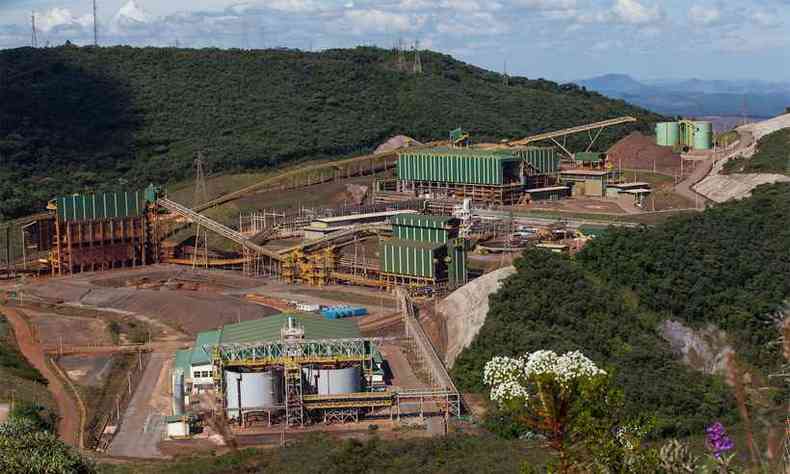 Complexo de Germano, instalado em Mariana e Ouro Preto, onde a cava de Alegria Sul ser preparada para receber os rejeitos de minerao(foto: Samarco/Divulgao)