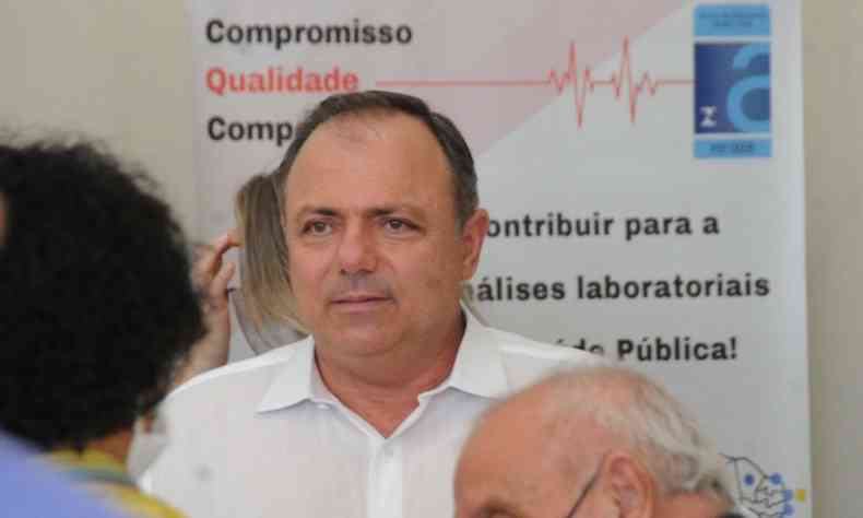 Ministro da sade, Eduardo Pazuello deu aval para encaminhar o documento(foto: Juarez Rodrigues/EM/D. A. Press)