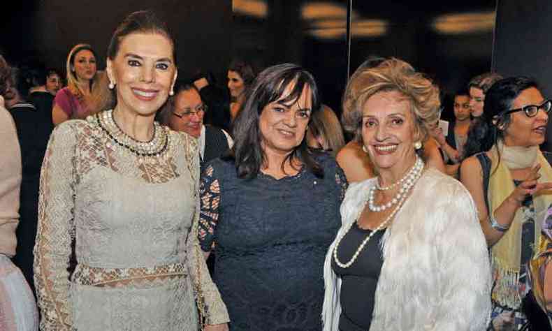 Denise Guerra, Rosinha Houri e Maria Ines Gontijo(foto: Marcos Vieira/em/d.a press)