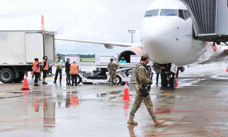 Mais doses da CoronaVac chegaram a Minas Gerais nesse domingo (7/2)(foto: Ramon Lisboa/EM/D.A Press)