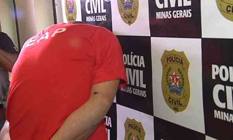 Fabrcio Teixeira Loredo foi preso no Morro das Pedras(foto: Reproduo/TV Alterosa)