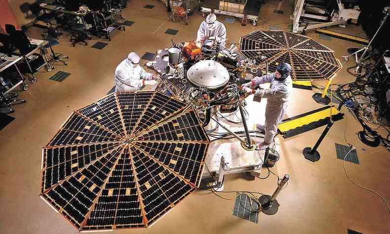 Trabalho da equipe da Nasa