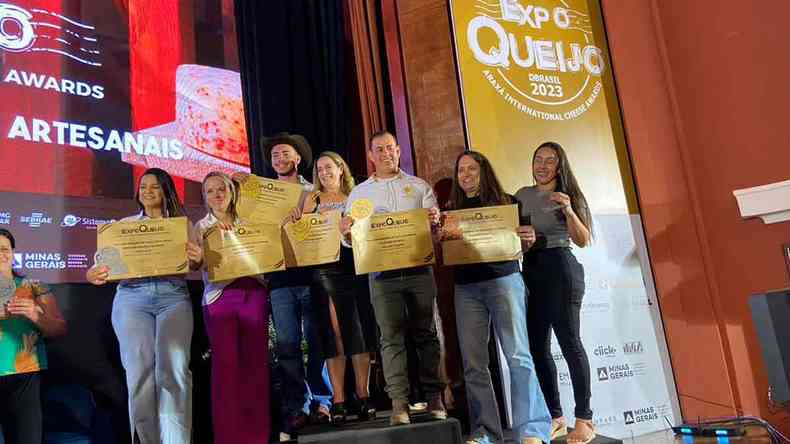 Produtores de Porteirinha foram premiados no Concurso Internacional de Queijos Artesanais da ExpoQueijo Brasil